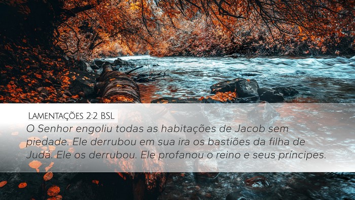 Lamentações 2:2 BSL Bible Verse Image