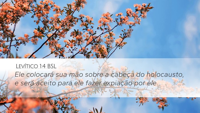 Levítico 1:4 BSL Bible Verse Image