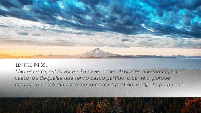 Levítico 11:4 BSL Desktop Wallpaper - “'No entanto, estes você não deve comer - Desktop Bible Verse Wallpaper