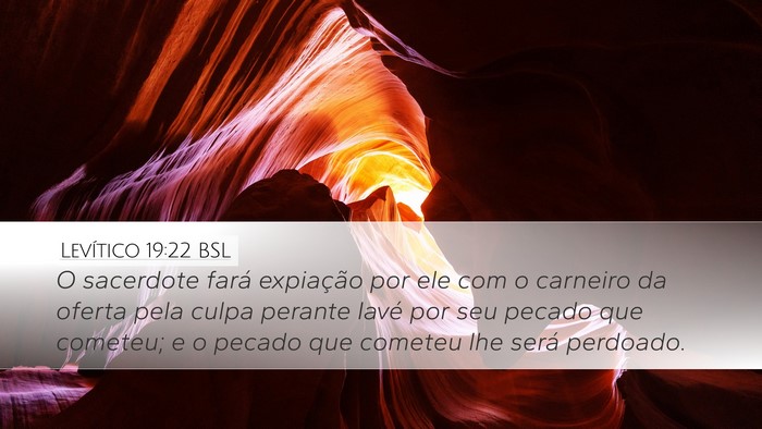 Levítico 19:22 BSL Desktop Wallpaper - O sacerdote fará expiação por ele com o - Desktop Bible Verse Wallpaper