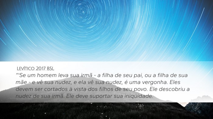 Levítico 20:17 BSL Bible Verse Image