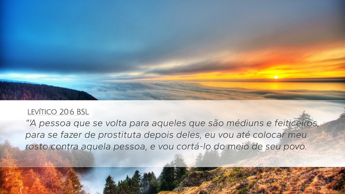 Levítico 20:6 BSL Bible Verse Image