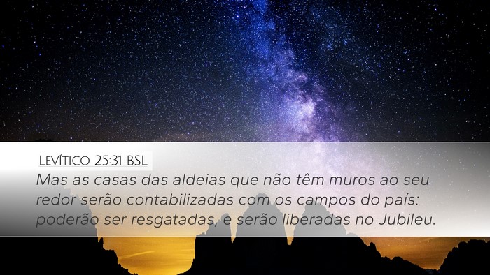 Levítico 25:31 BSL Bible Verse Image