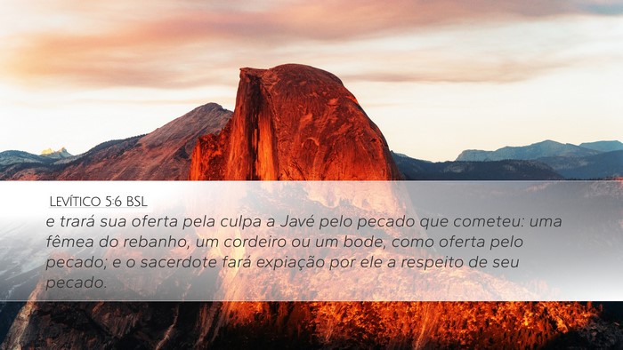 Levítico 5:6 BSL Bible Verse Image
