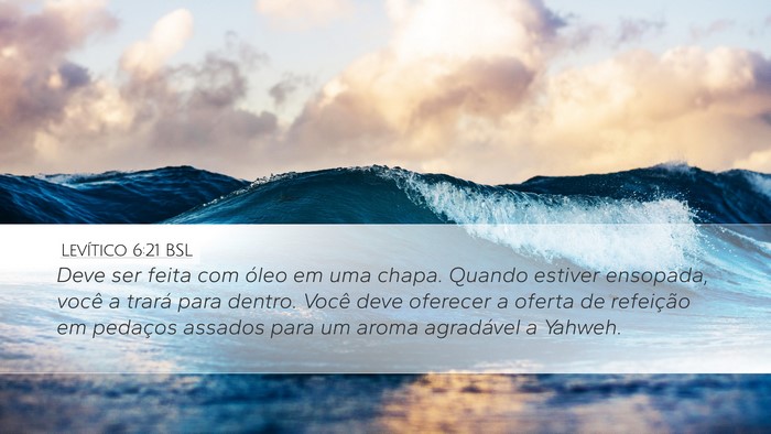 Levítico 6:21 BSL Bible Verse Image