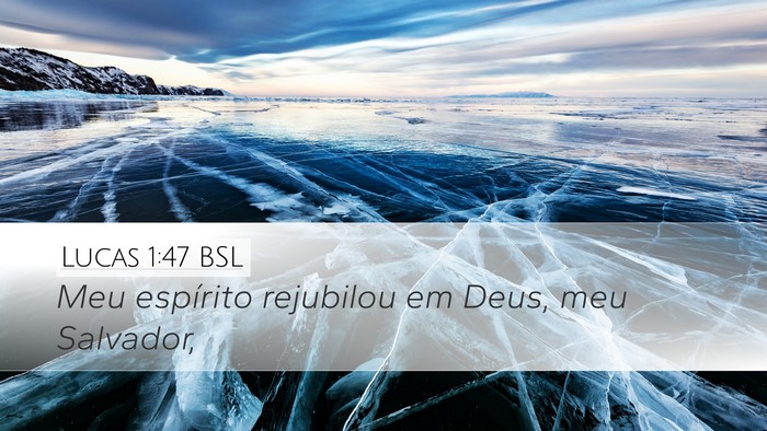 Lucas 1:47 BSL Bible Verse Image