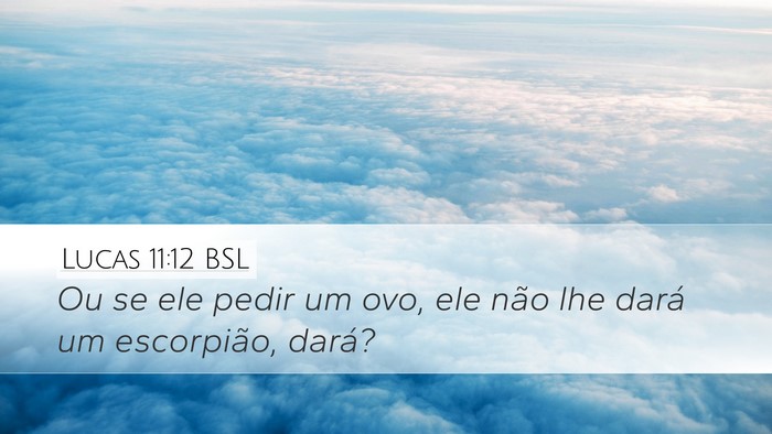 Lucas 11:12 BSL Desktop Wallpaper - Ou se ele pedir um ovo, ele não lhe dará um - Desktop Bible Verse Wallpaper