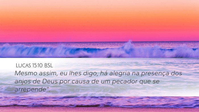 Lucas 15:10 BSL Bible Verse Image