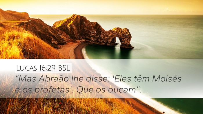 Lucas 16:29 BSL Bible Verse Image