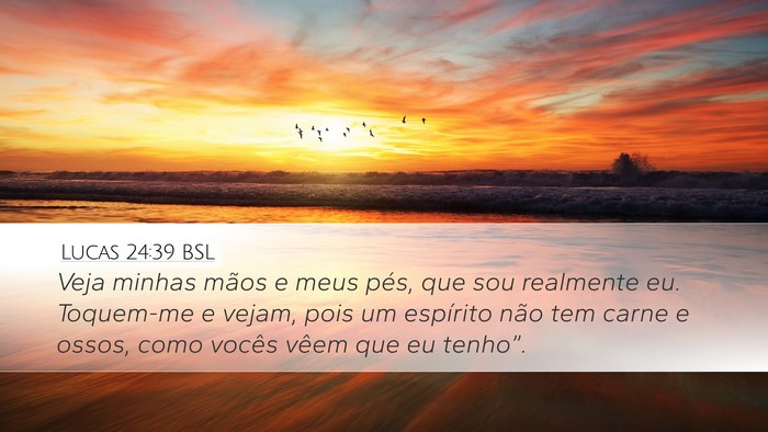Lucas 24:39 BSL Bible Verse Image