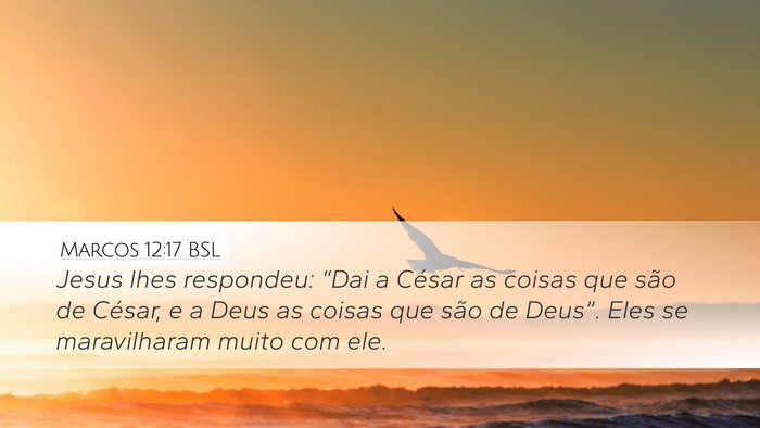 Marcos 12:17 BSL Bible Verse Image
