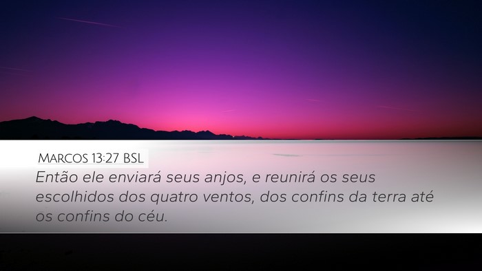 Marcos 13:27 BSL Bible Verse Image