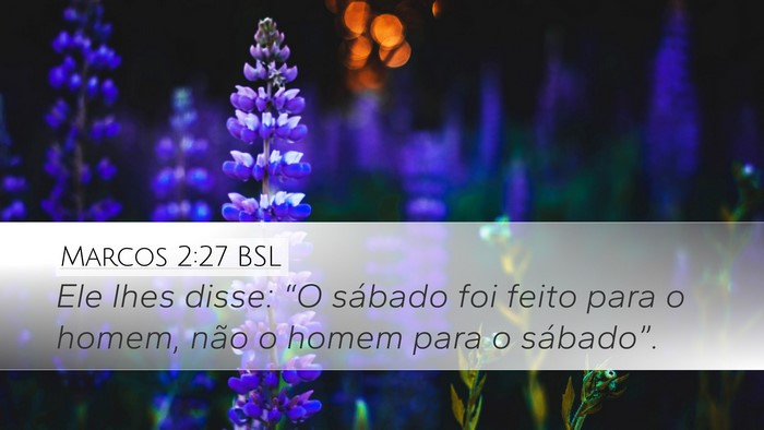 Marcos 2:27 BSL Bible Verse Image
