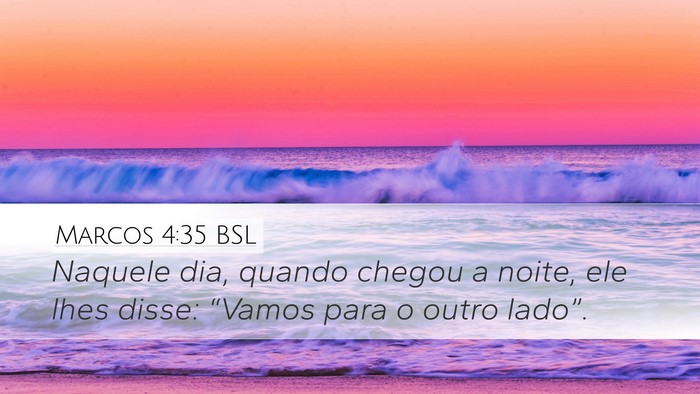 Marcos 4:35 BSL Bible Verse Image