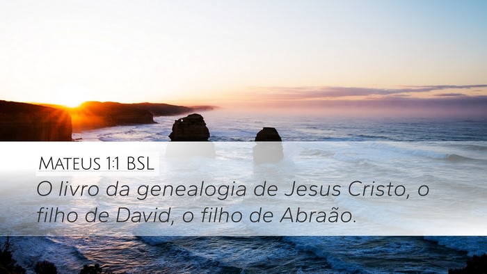 Mateus 1:1 BSL Bible Verse Image