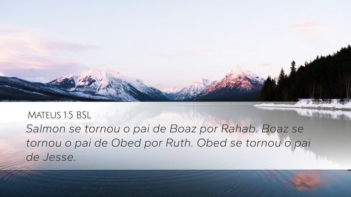 Mateus 1:5 BSL Bible Verse Image
