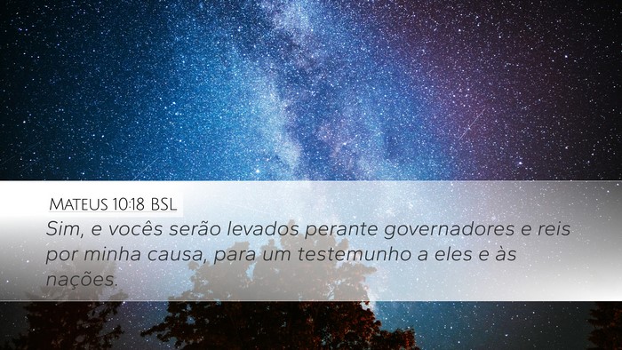 Mateus 10:18 BSL Bible Verse Image