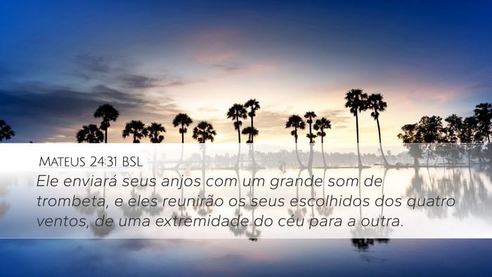Mateus 24:31 BSL Bible Verse Image
