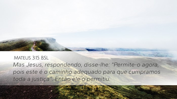 Mateus 3:15 BSL Bible Verse Image