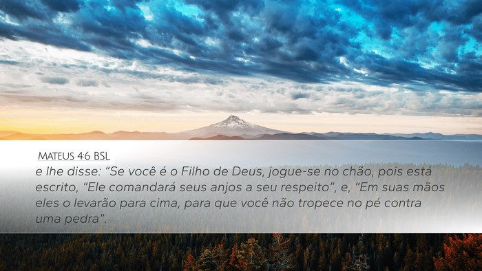 Mateus 4:6 BSL Bible Verse Image