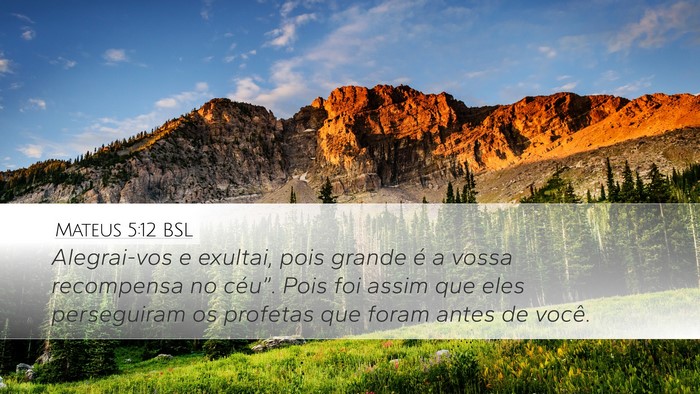 Mateus 5:12 BSL Bible Verse Image