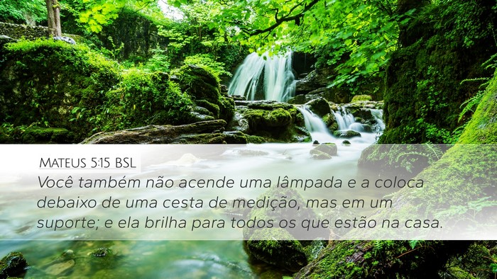 Mateus 5:15 BSL Bible Verse Image