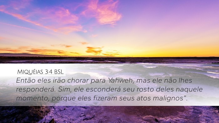Miquéias 3:4 BSL Bible Verse Image