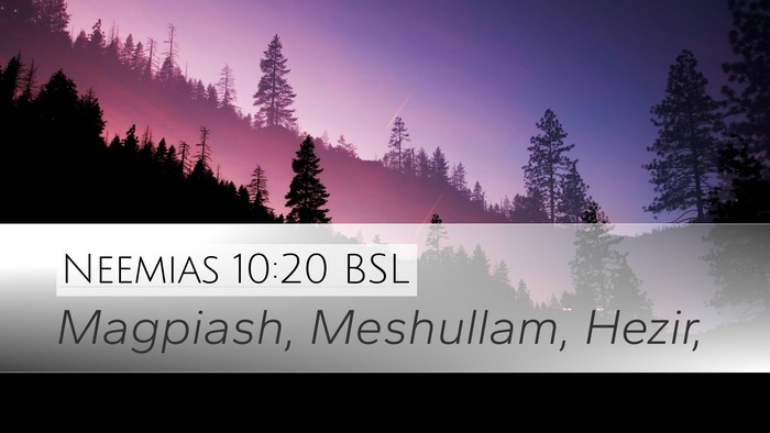 Neemias 10:20 BSL Bible Verse Image