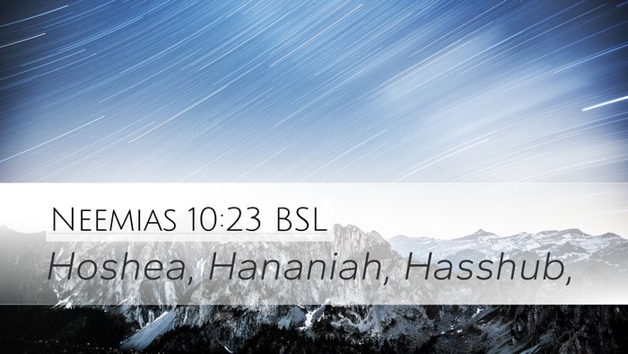 Neemias 10:23 BSL Bible Verse Image