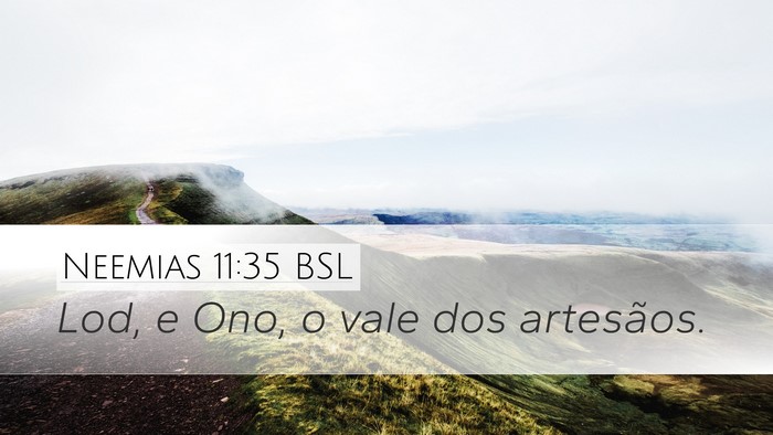 Neemias 11:35 BSL Bible Verse Image