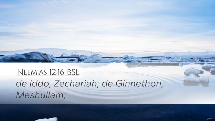 Neemias 12:16 BSL Bible Verse Image