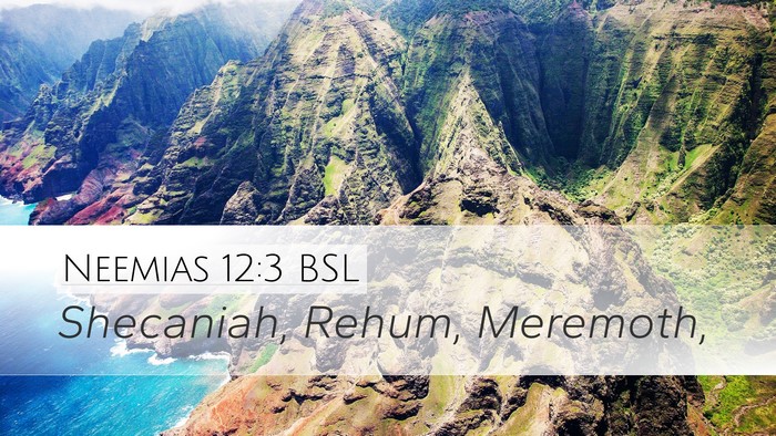 Neemias 12:3 BSL Bible Verse Image