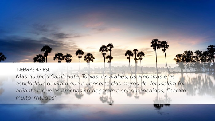 Neemias 4:7 BSL Bible Verse Image