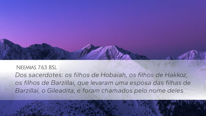 Neemias 7:63 BSL Bible Verse Image