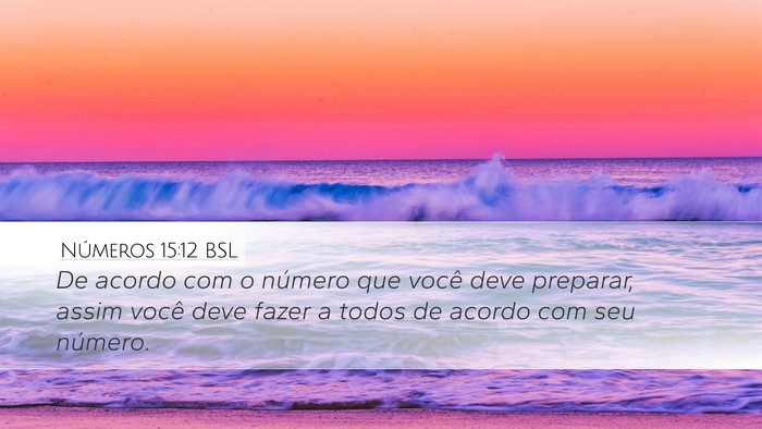 Números 15:12 BSL Desktop Wallpaper - De acordo com o número que você deve preparar, - Desktop Bible Verse Wallpaper