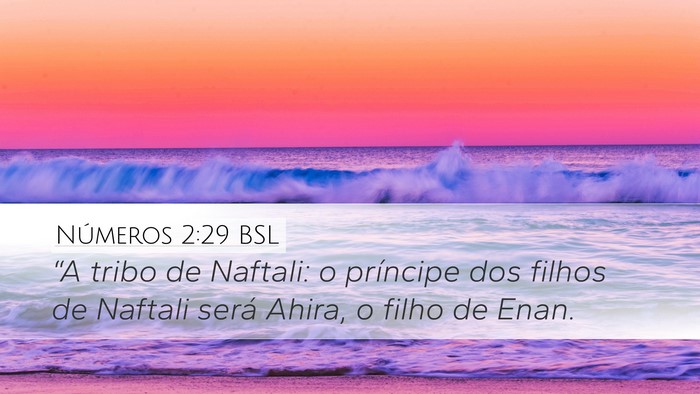 Números 2:29 BSL Bible Verse Image