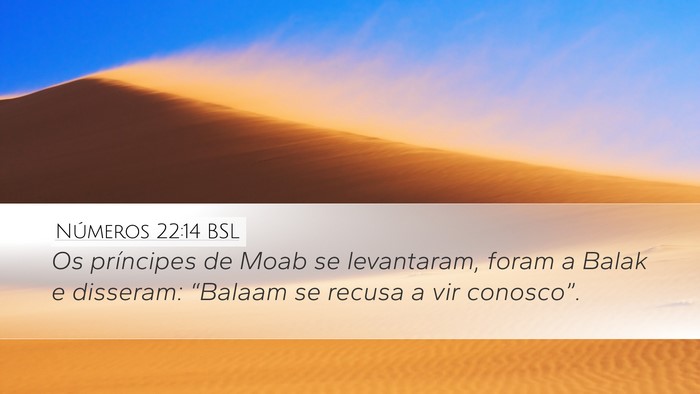 Números 22:14 BSL Bible Verse Image