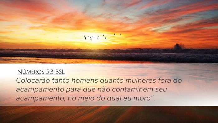 Números 5:3 BSL Bible Verse Image