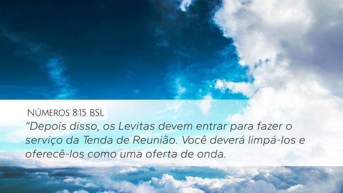 Números 8:15 BSL Bible Verse Image