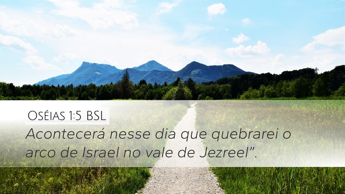 Oséias 1:5 BSL Bible Verse Image