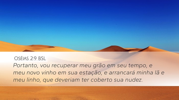 Oséias 2:9 BSL Bible Verse Image