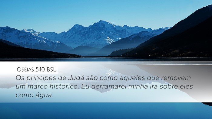Oséias 5:10 BSL Bible Verse Image