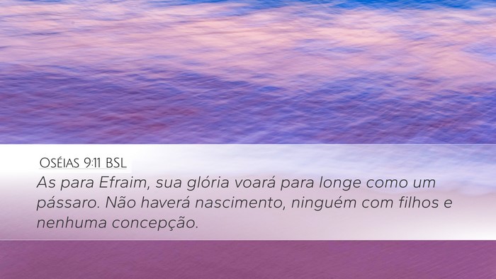 Oséias 9:11 BSL Bible Verse Image