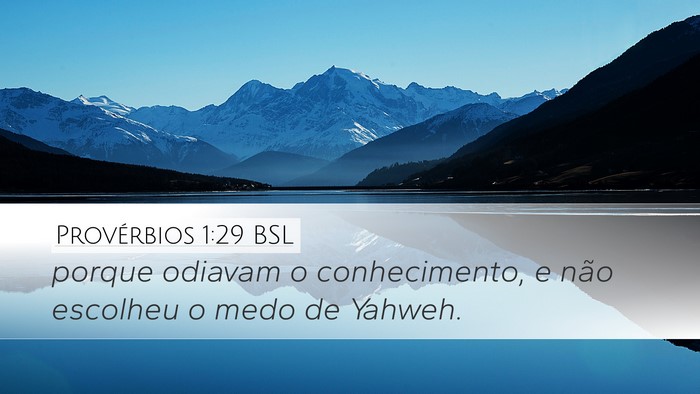 Provérbios 1:29 BSL Bible Verse Image