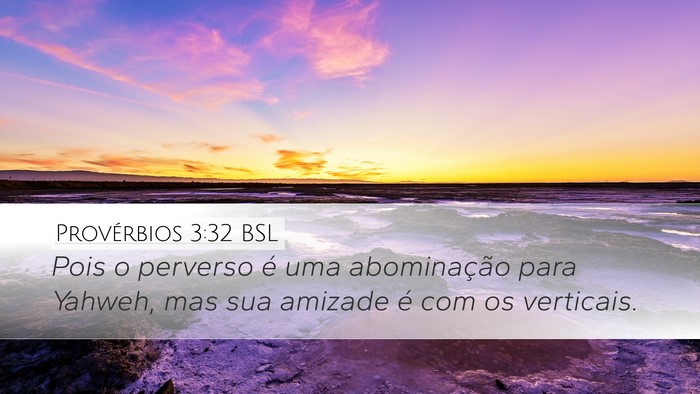 Provérbios 3:32 BSL Bible Verse Image