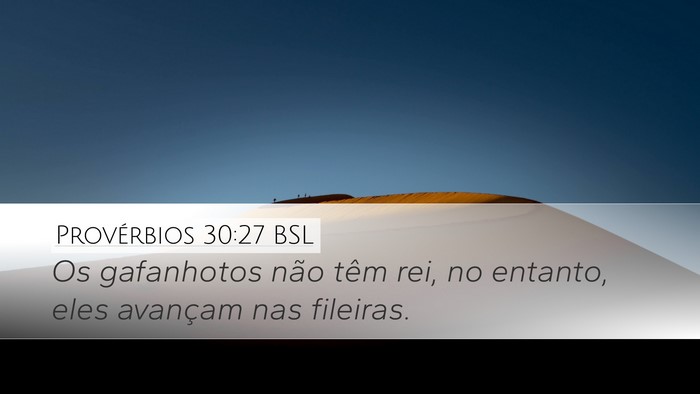 Provérbios 30:27 BSL Bible Verse Image