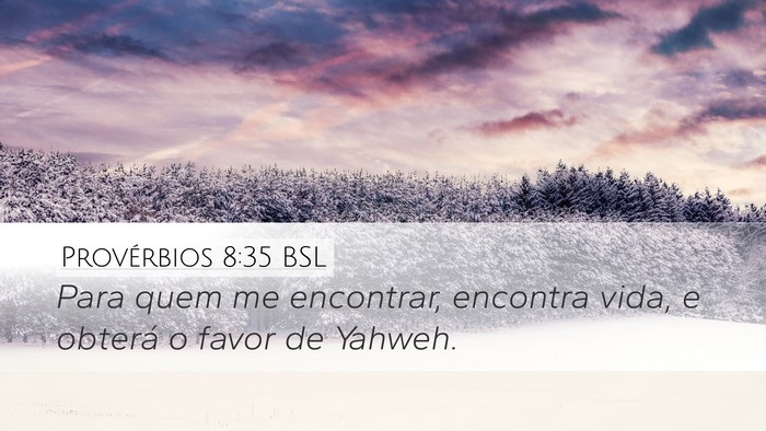 Provérbios 8:35 BSL Bible Verse Image
