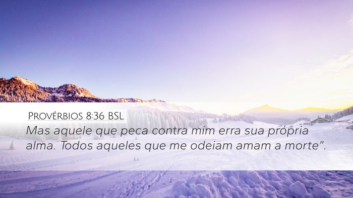 Provérbios 8:36 BSL Bible Verse Image