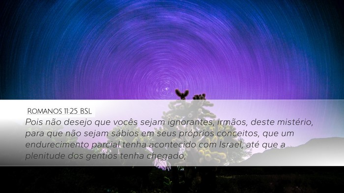 Romanos 11:25 BSL Bible Verse Image