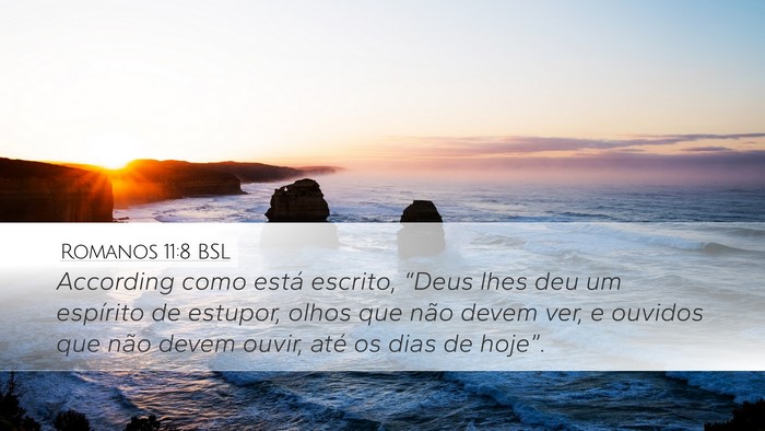 Romanos 11:8 BSL Bible Verse Image